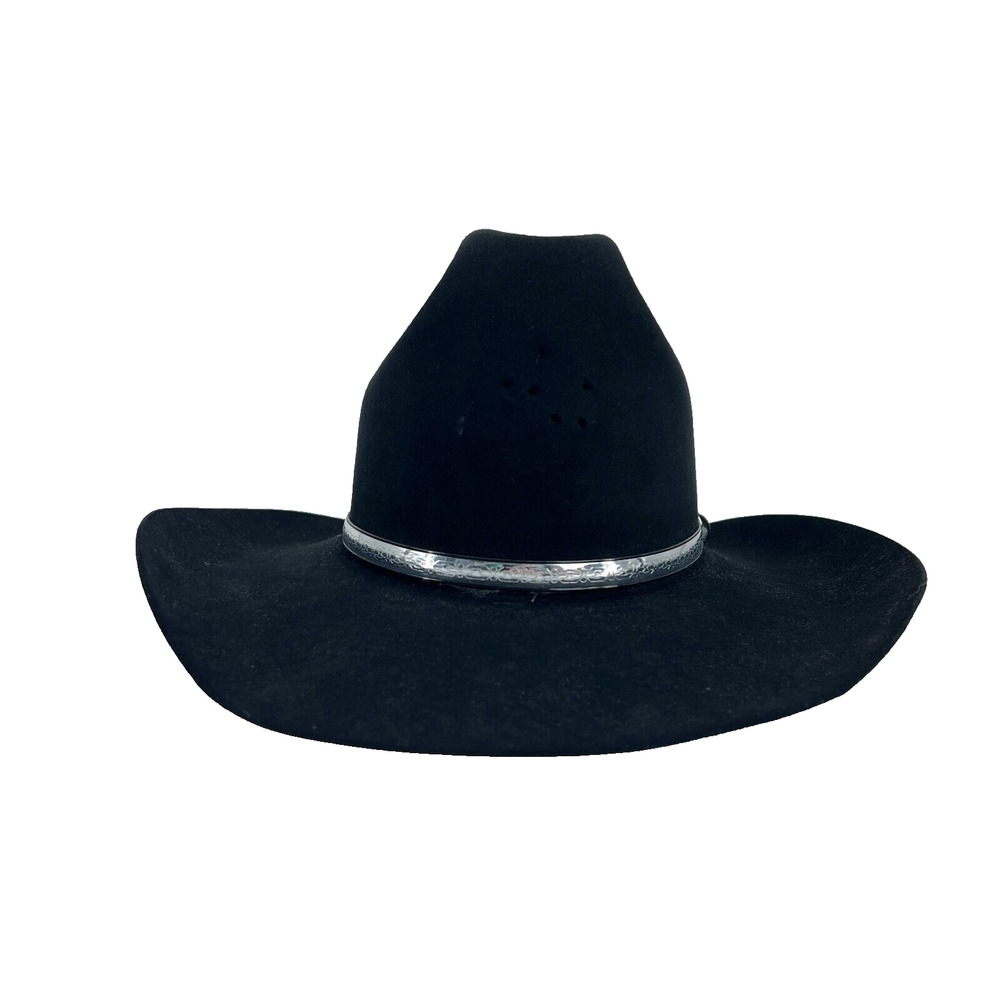 Resistol Quicksilver 4XXXX Beaver Hat Mens 6 3/4 Western Cowboy Badge Ready USA